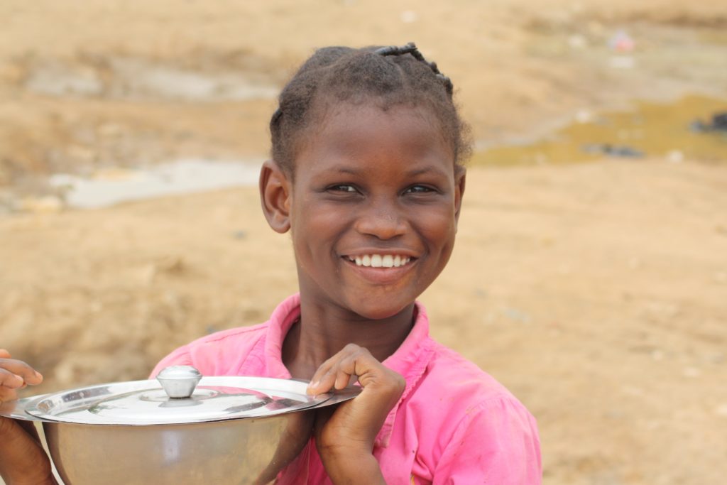 Niñas nigeriana sonriendo