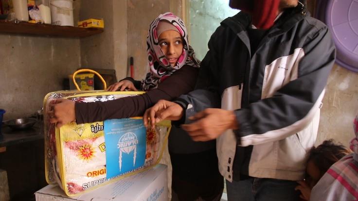 Ahmed recibe ayuda de Islamic Relief
