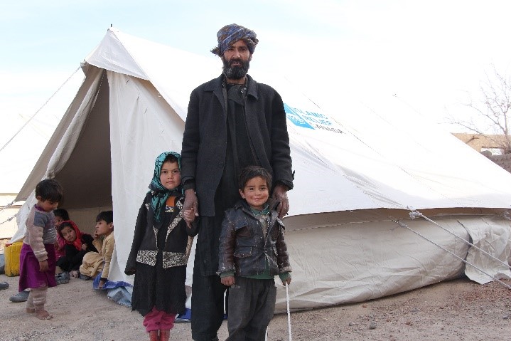 Sanaullah, 41 años, padre de seis hijos, provincia de Badghis en Afganistán