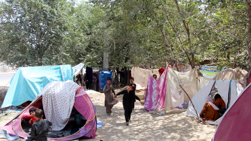 Niños en los campamentos de Afganistán