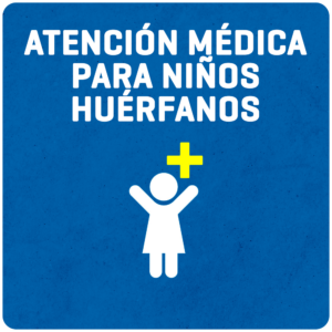 Atención médica para niños huérfanos