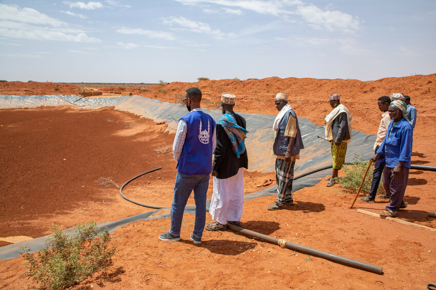 Trabajadores humanitarios en Somalia