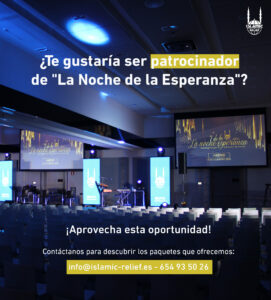 Conviértete en patrocinador de “La Noche de la Esperanza 4"