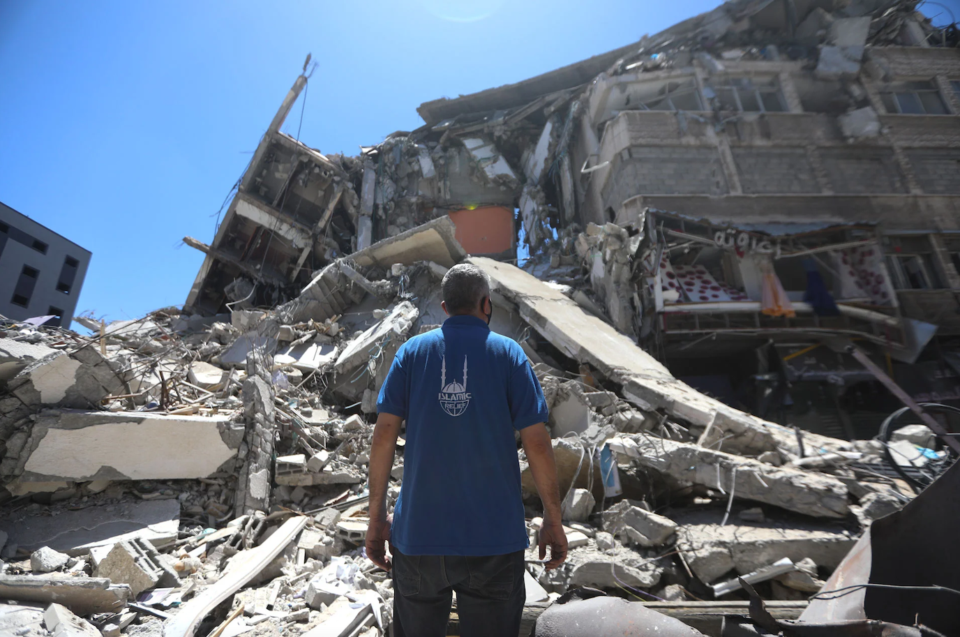Trabajador humanitario de Islamic Relief en Palestina